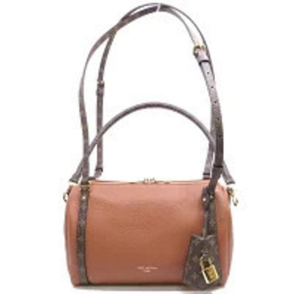 Louis Vuitton Express Monogram Cognac Shoulder Bag Canvas Leather Brown